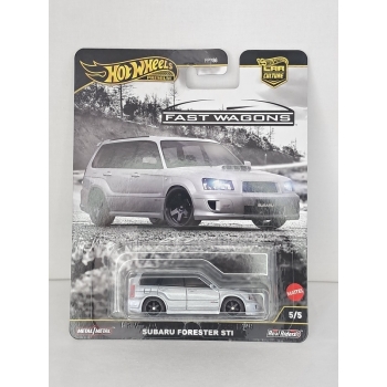 Hot Wheels 1:64 Fast Wagons - Subaru Forester STI silver